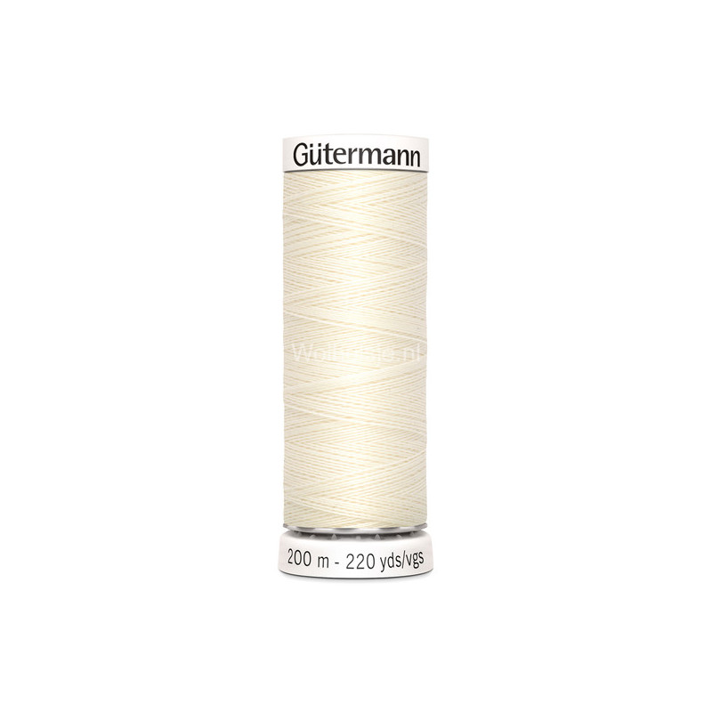 Naaigaren 1 creme 200m Gütermann