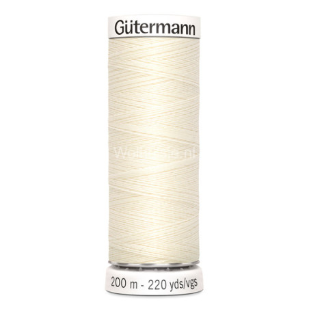 Naaigaren 1 creme 200m Gütermann