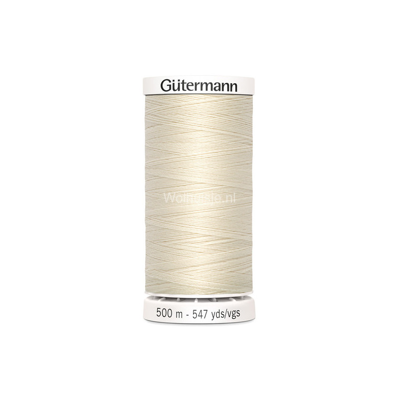 Naaigaren 802 ecru 500m Gütermann