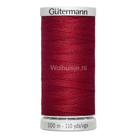 Super sterk naaigaren 46 donker rood 100 m Gütermann