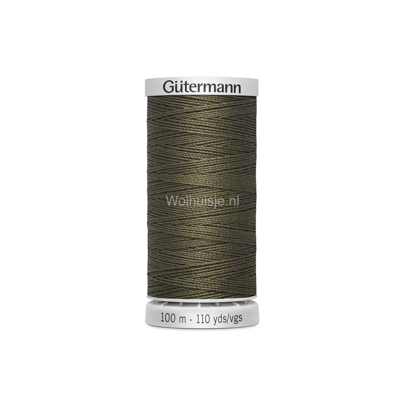Super sterk naaigaren 676 bruin groen 100 m Gütermann