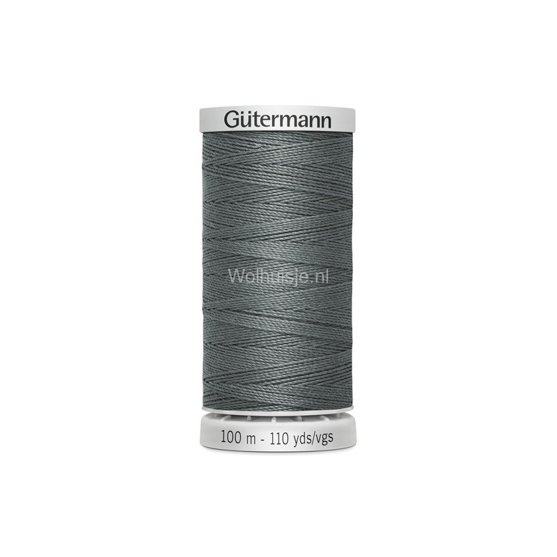 Super sterk naaigaren 701 donker grijs 100 m Gütermann