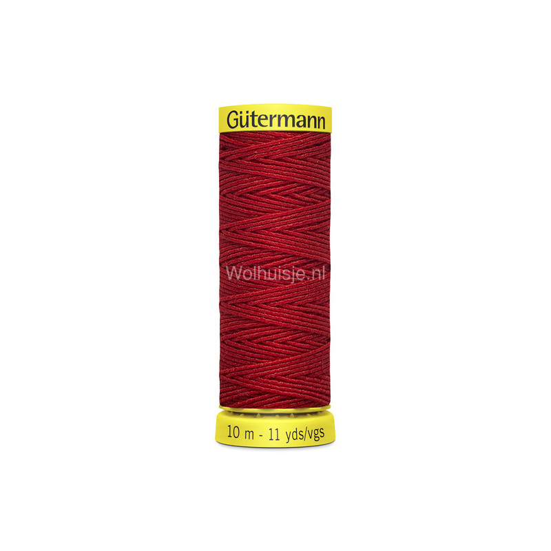 Elastiekgaren 2063 rood 10m Gütermann