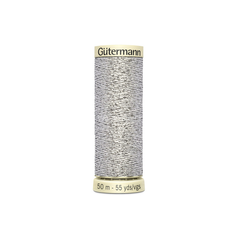 Metalic effect garen 41 zilver 50m Gütermann