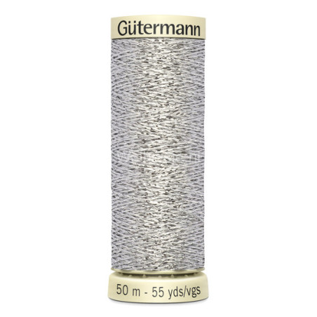 Metalic effect garen 41 zilver 50m Gütermann