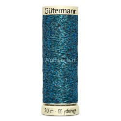Metalic effect garen 483 petrol 50m Gütermann