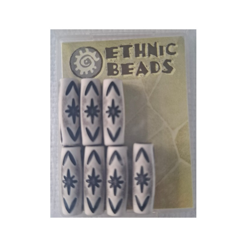 ethnic beads kralen ecru bruin  464.003 eb 1052