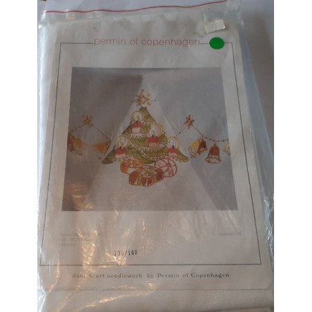 Kersttafellaken kerstboom permin 130/160