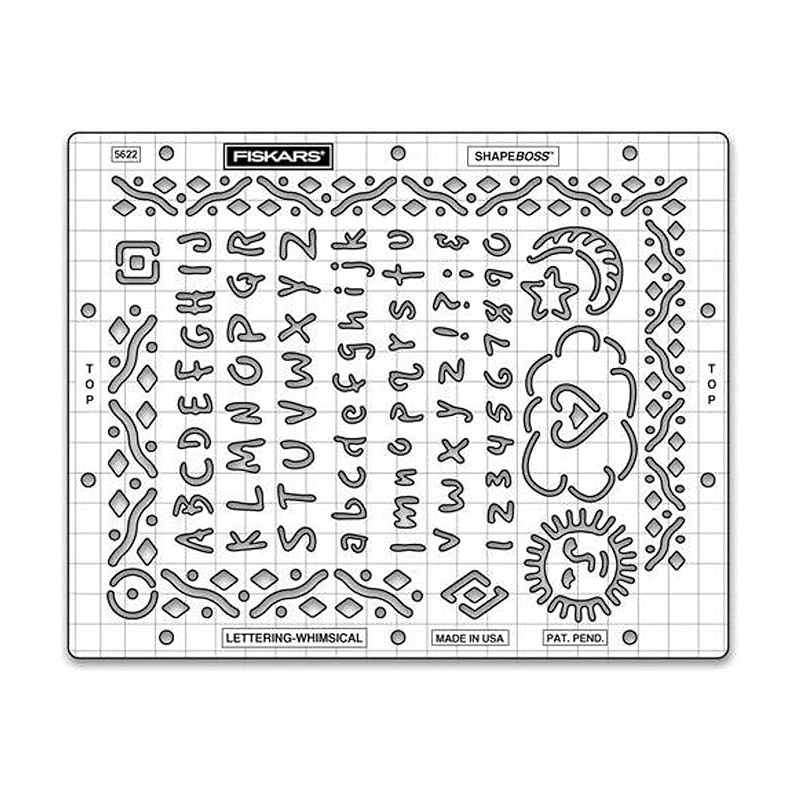 fiskars shapeboss 5622 alfabeth
