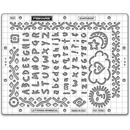 fiskars shapeboss 5622 alfabeth