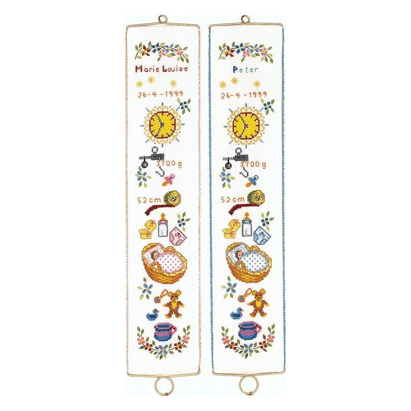 Eva Rosenstand 13-337 Borduurpakket Geboorte 3 10x50 cm
