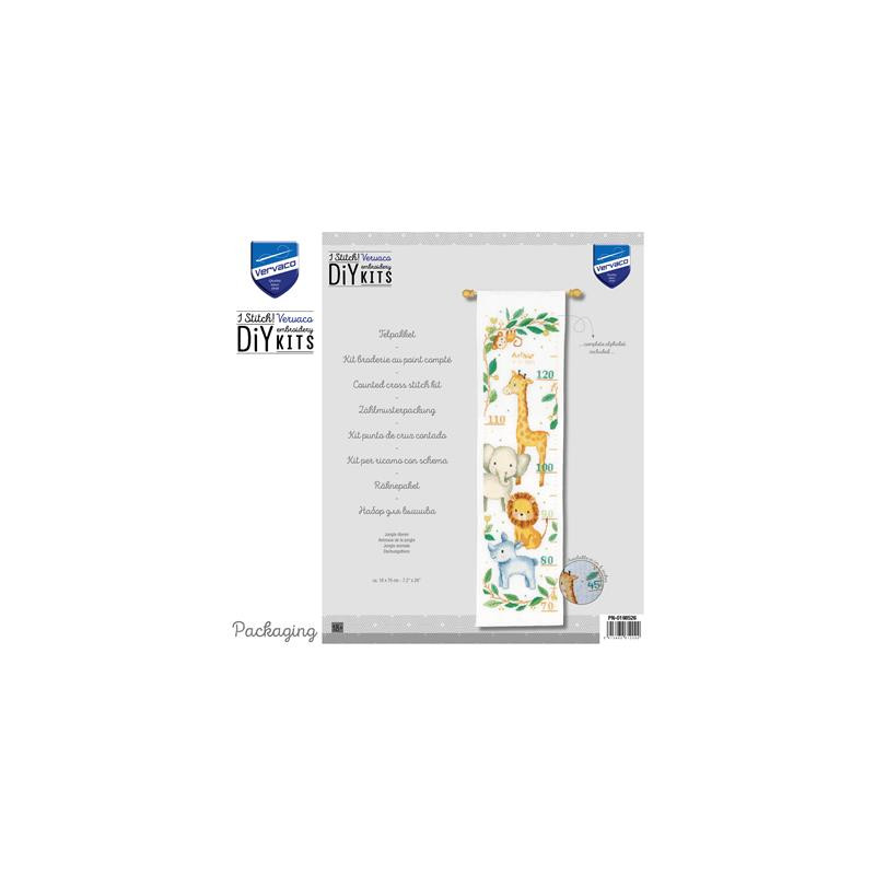 groeimeter/meetlat Jungle dieren Art nr. PN-0198526