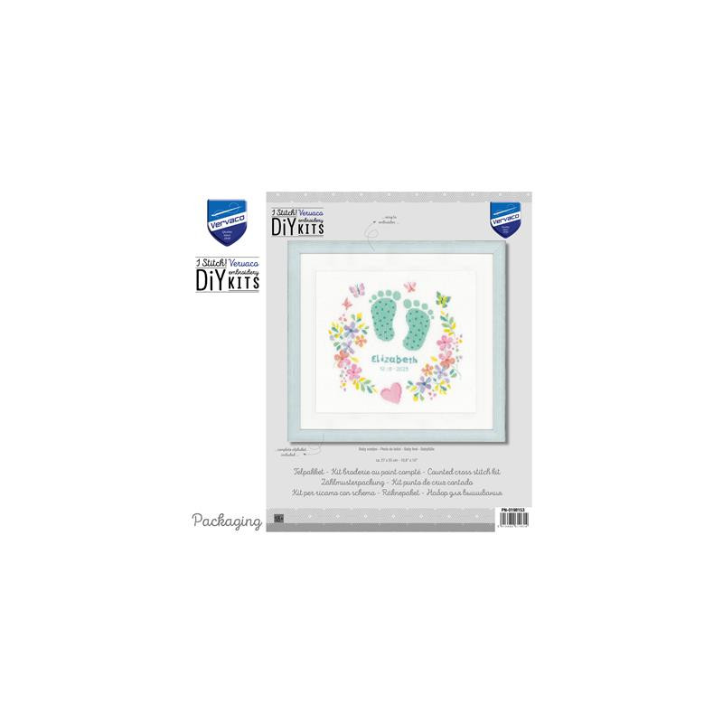 Borduurpakket Baby voetjes PN-0198153