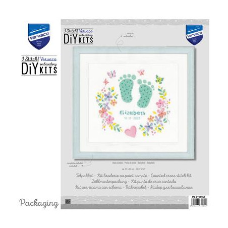 Borduurpakket Baby voetjes PN-0198153