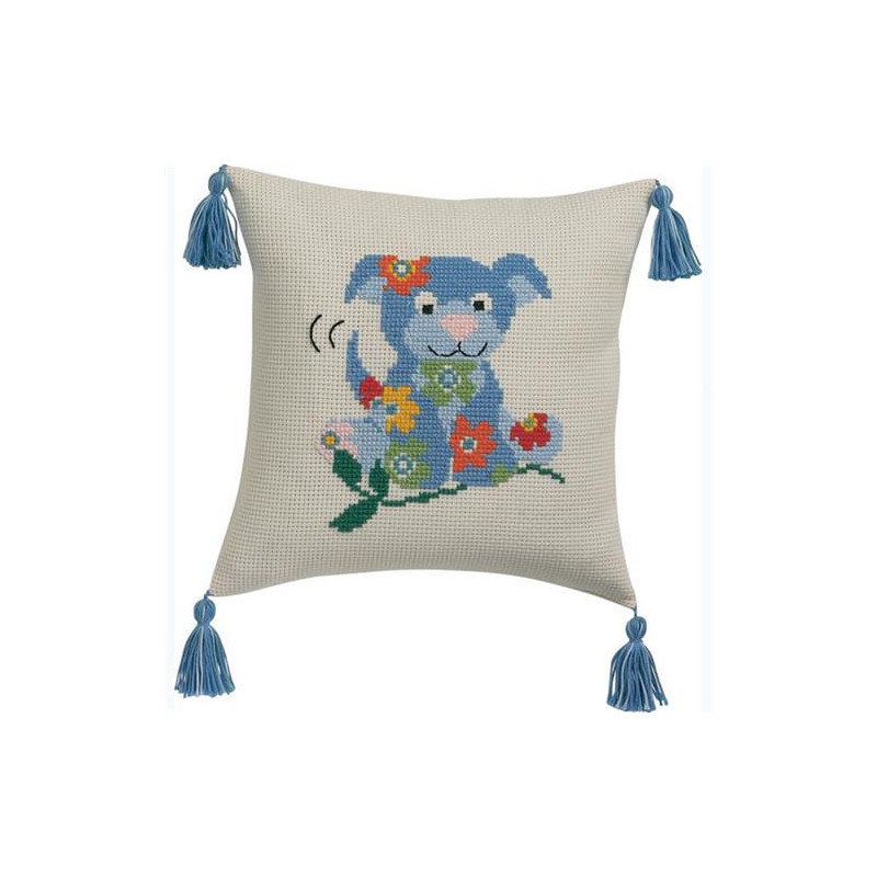 Permin 83-2861 Borduurpakket hond 30x30 cm