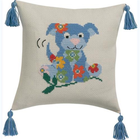 Permin 83-2861 Borduurpakket hond 30x30 cm
