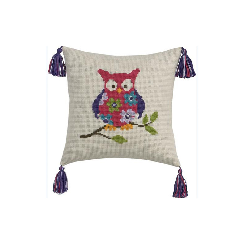 Permin 83-2858 Borduurpakket Uil 30x30 cm