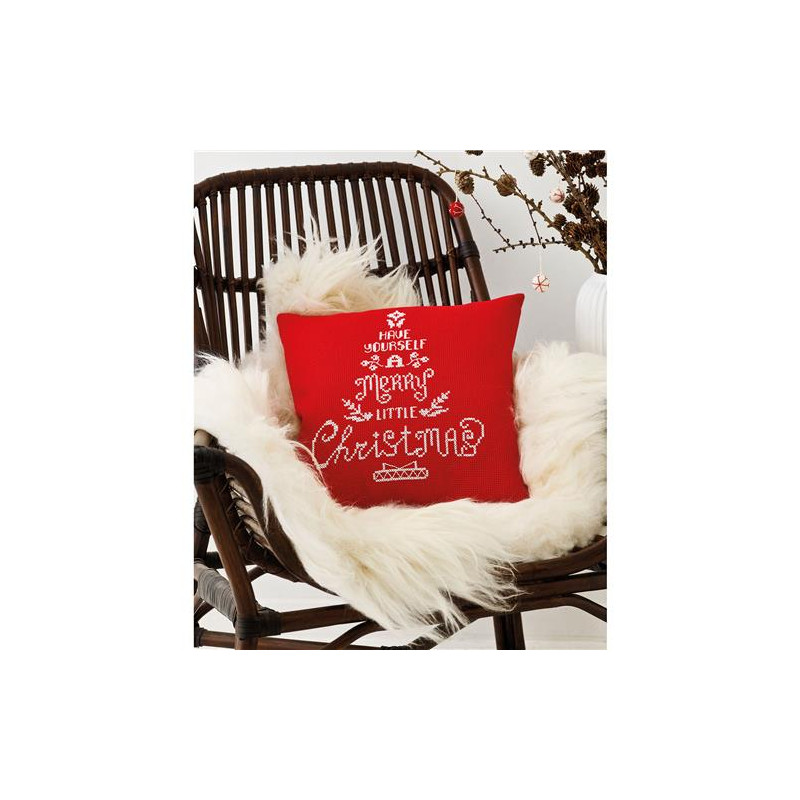 Permin 83-2656 Borduurpakket Have yourself a... 40x40cm