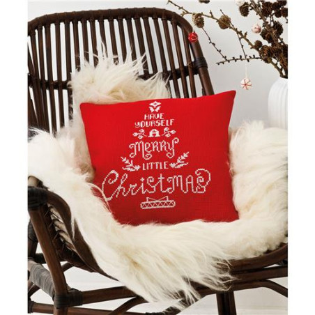 Permin 83-2656 Borduurpakket Have yourself a... 40x40cm