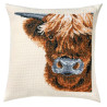 Permin 83-6102 Borduurpakket Schotse Koe 40x40 cm