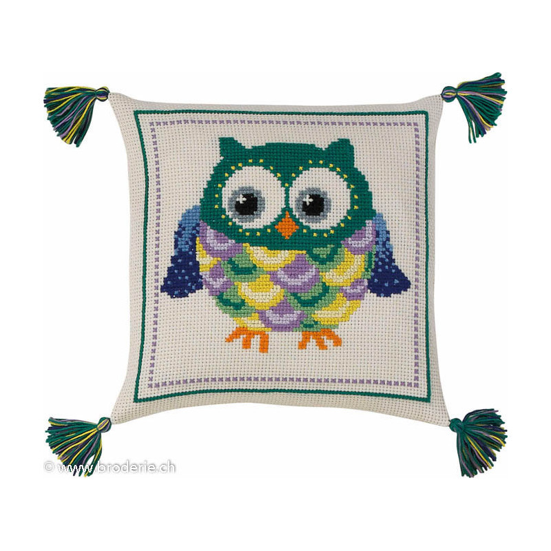 Borduurpakket Permin, uil kinder 83-3877