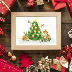 Borduurpakket Oh Christmas Tree borduren XHD107