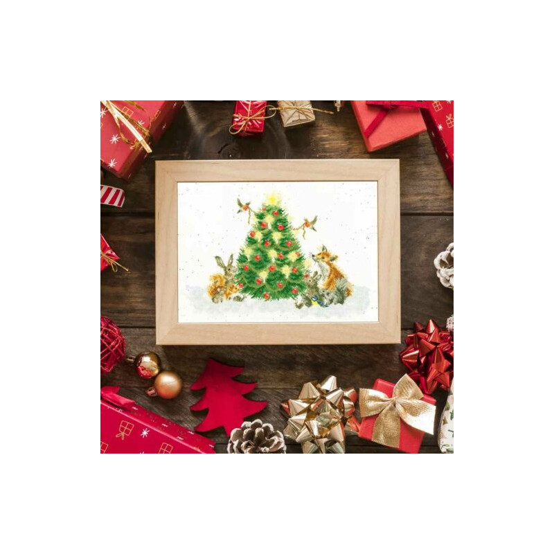 Borduurpakket Oh Christmas Tree borduren XHD107
