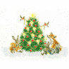 Borduurpakket Oh Christmas Tree borduren XHD107