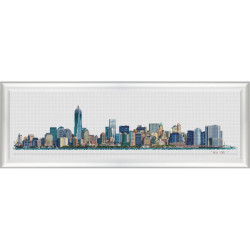 Borduurpakket Skyline Chicago Thea Gouverneur  603A