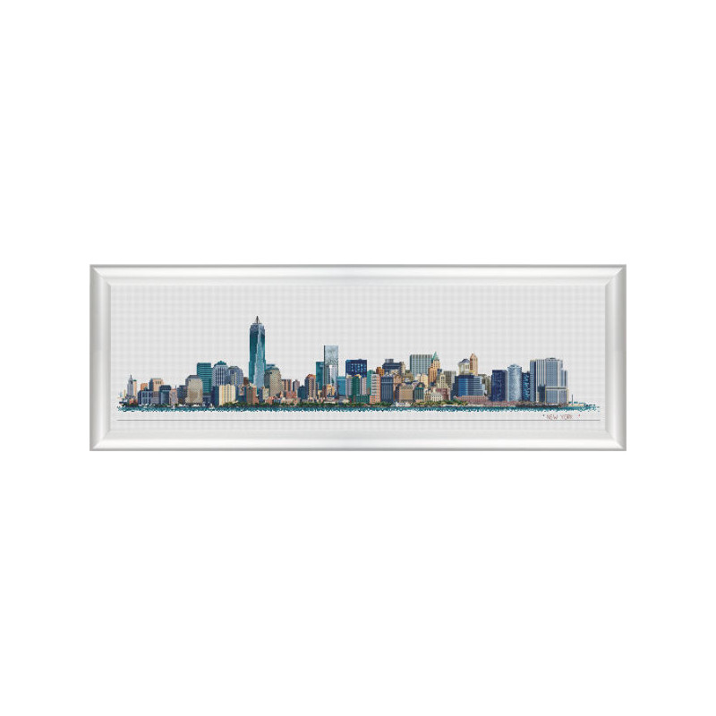 Borduurpakket Skyline Chicago Thea Gouverneur  603A