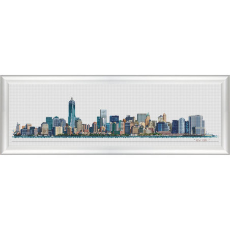 Borduurpakket Skyline Chicago Thea Gouverneur  603A