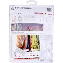 Thea Gouverneur borduurpakket Klaprozen 546 linnen