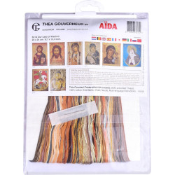 Borduurpakket Thea Gouverneur  531A  Moeder Gods van Vladimir Icoon