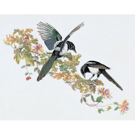 Borduurpakket Thea Gouverneur Eksters 1075