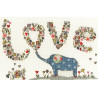 BOTHY THREADS LOVE ELLY ELEPHANT  XKA5