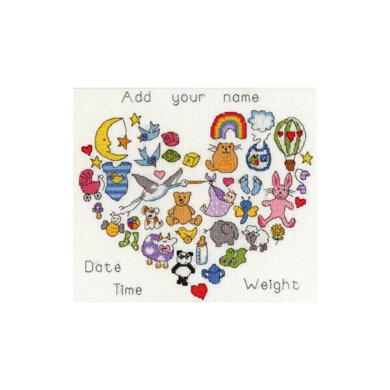 Baby Heart - Bothy Threads  XJA7