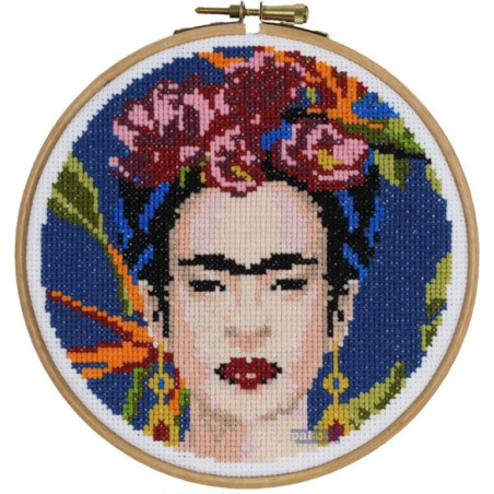 Pako Borduurpakket met telpatroon -Mexicaanse Artiest - 212.372