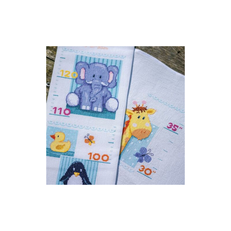 Vervaco groeimeter Baby diertjes PN-0148509