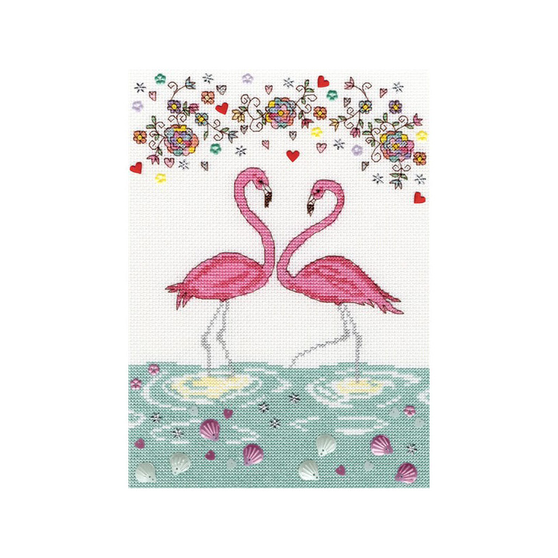 Love Flamingo XKA9 Bothy Threads XKA9