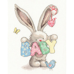 Bothy Threads Borduurpakket Bebunny Baby XBB20