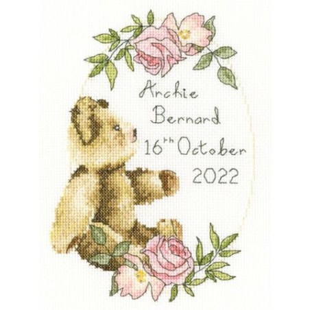 Bothy Threads borduurpakket teddybeer XSS13