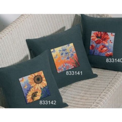 Permin borduurpakket klaprozen om te borduren 83-3140