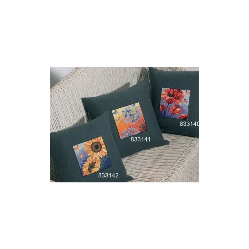 Permin borduurpakket klaprozen om te borduren 83-3140