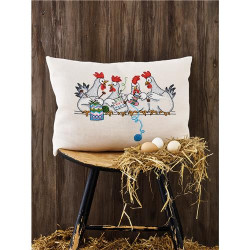 Permin 83-2166 Borduurpakket Kip 58x40cm