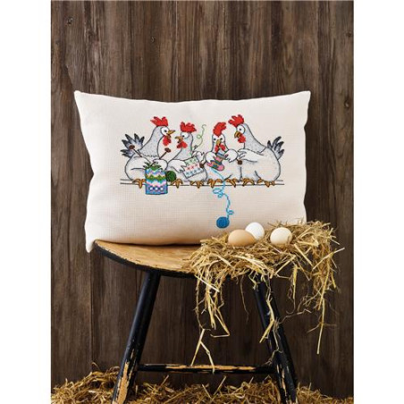 Permin 83-2166 Borduurpakket Kip 58x40cm