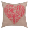 Permin 83-6136 Kussen Borduurpakket Liefde roze 60x60 cm
