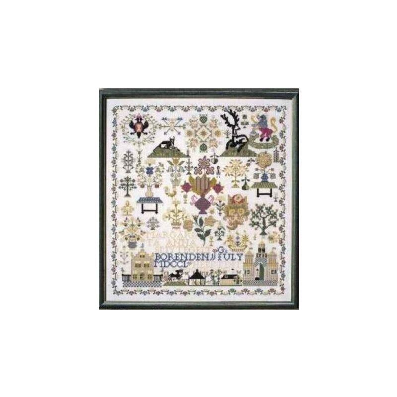 Borduurpakket Permin merklap zeeland 1763 39-0412