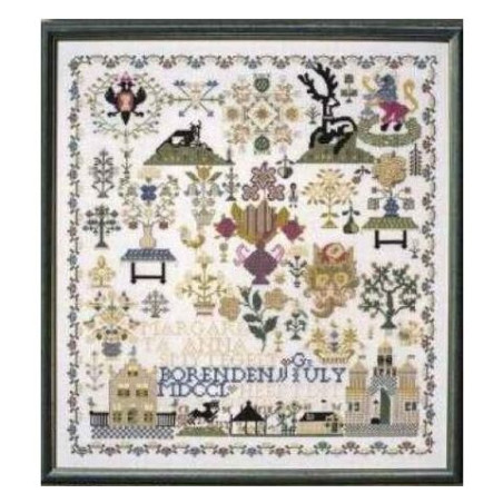 Borduurpakket Permin merklap zeeland 1763 39-0412