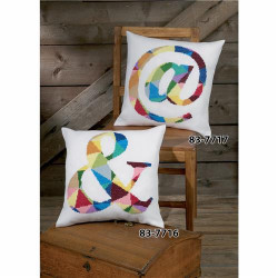 Permin 83-7716 Kussen Borduurpakket & 40x40 cm