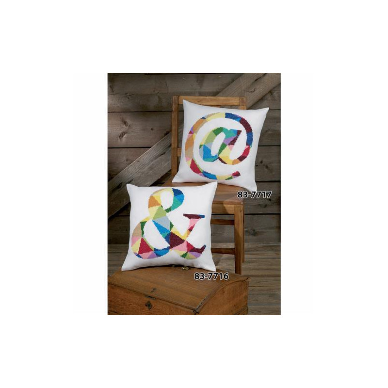 Permin 83-7716 Kussen Borduurpakket & 40x40 cm